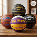 Personalized Basketball Gift for Dad, Fathers Day Basketball, Custom Embroidered Basketball Keepsake, Anniversary Gift, Gift for him