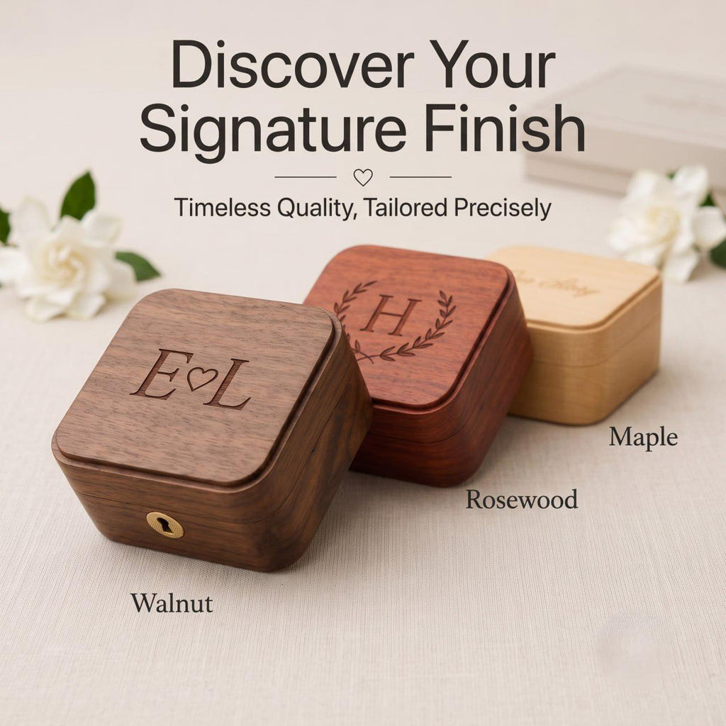 Personalized Music Box, Gift for Husband, Custom Photo Music Box, Engraved Wooden Music Box, Anniversary Gift for Him, Wedding Song Gift