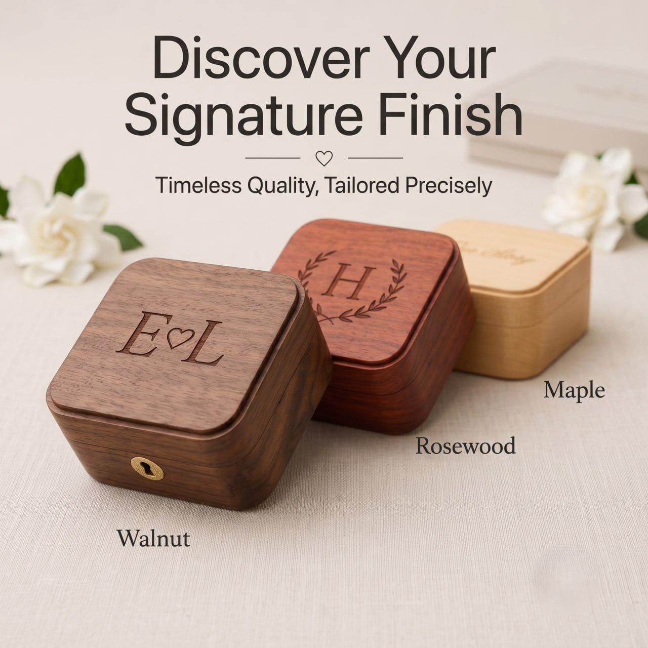 Personalized Music Box, Gift for Husband, Custom Photo Music Box, Engraved Wooden Music Box, Anniversary Gift for Him, Wedding Song Gift