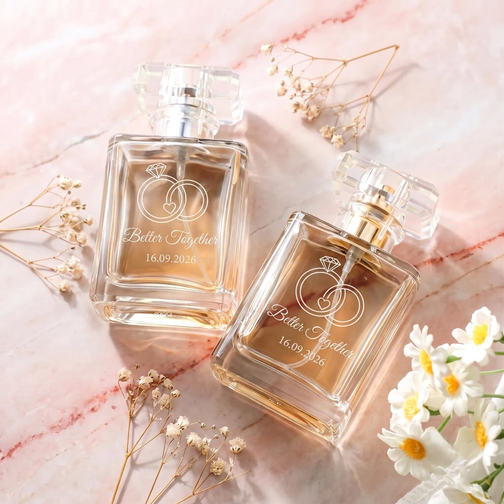 Personalized Perfume Bottle, Engraved Perfume Bottle, Mother of the Bride Gift, Wedding Keepsake, Bridesmaid Gift, Refillable Perfume