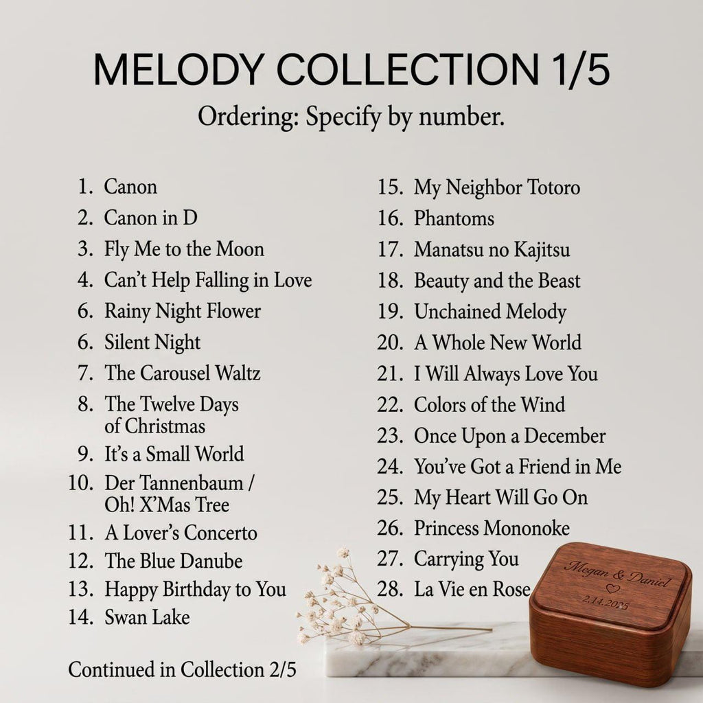 Personalized Music Box, Gift for Husband, Custom Photo Music Box, Engraved Wooden Music Box, Anniversary Gift for Him, Wedding Song Gift